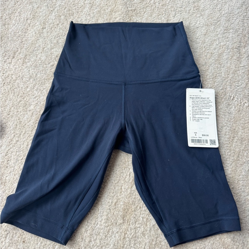 Lululemon Athletica Navy Bike Shorts